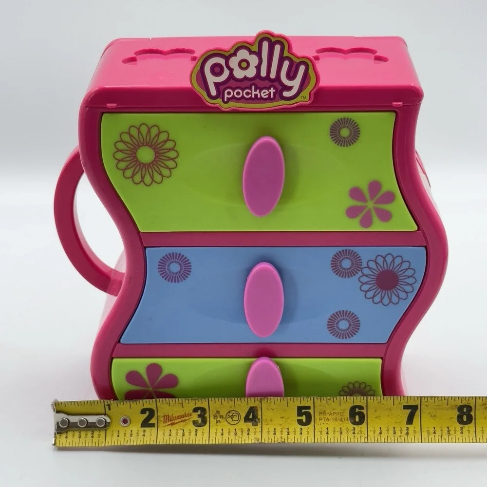 Vintage Polly Pocket Shake N Sort Dresser Mattel 2006 Great For Small Clothes